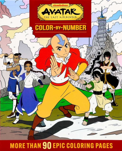 Avatar The Last Airbender Color-By-Number cover