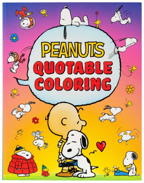 Peanuts Quotable Coloring cover