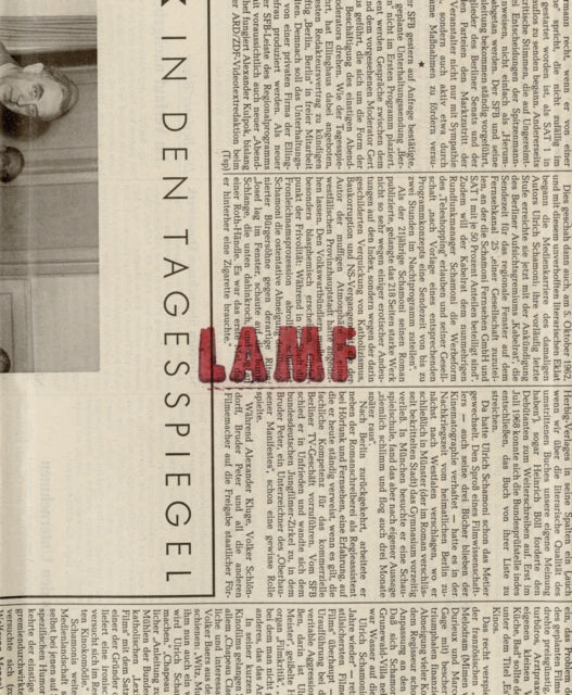 John Gossage: LAMF cover