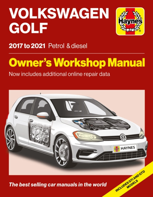Volkswagen Golf 2017 to 2021 Petrol & Diesel cover