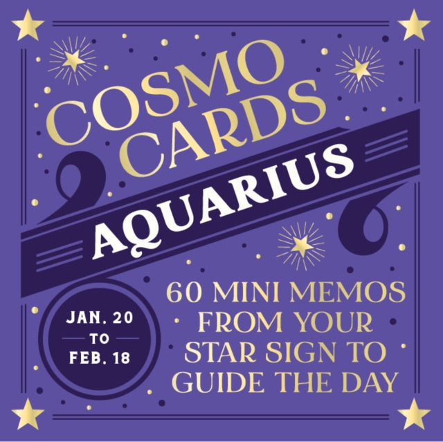 Cosmo Cards: Aquarius cover