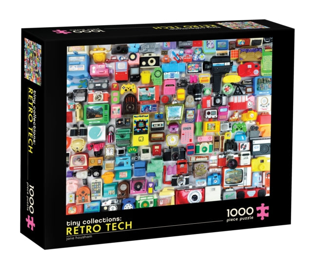 Tiny Collections Retro Tech 1000-Piece Puzzle cover
