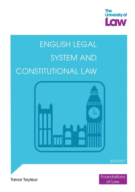 FOL - English Legal System & Constitutional Law 3e cover