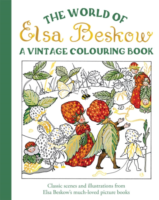 The World of Elsa Beskow: A Vintage Colouring Book cover