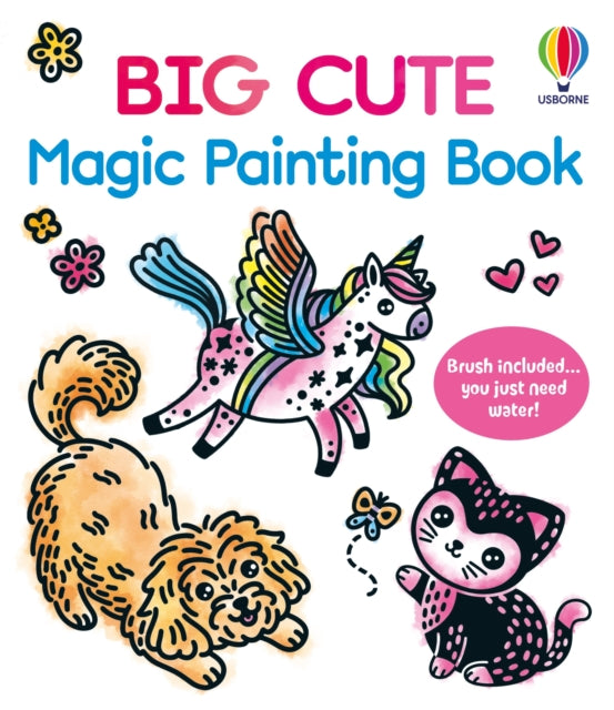 Big Cute Magic Painting Book cover