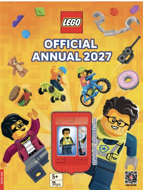 LEGO® Books: Official Annual 2027 (with Max Brickwell police minifigure and accessories) cover