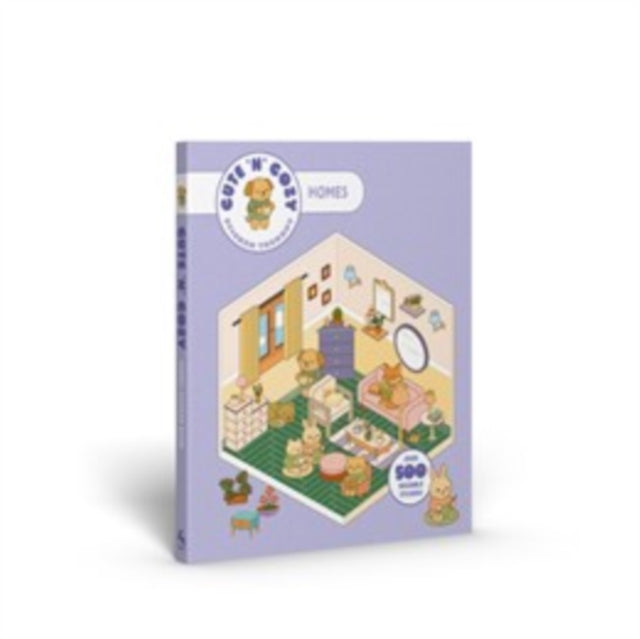 Cute 'n' Cozy Sticker Therapy: Homes cover