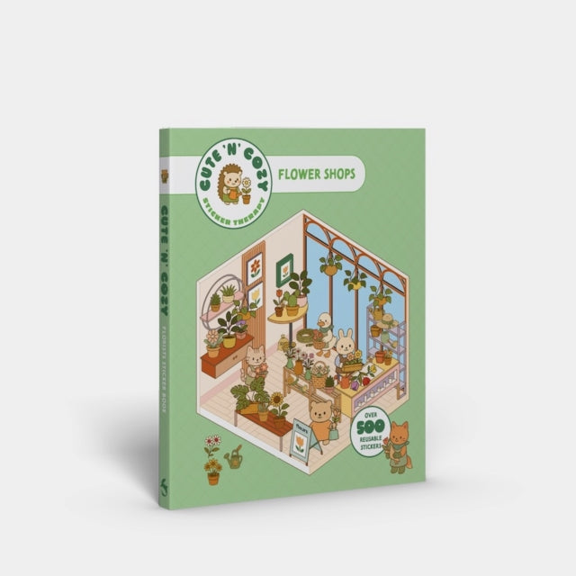 Cute 'n' Cozy Sticker Therapy: Flower Shop cover