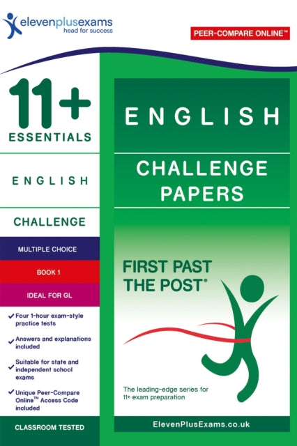 11+ Essentials English: Challenge Papers Book 1 cover
