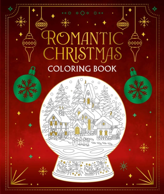 Romantic Christmas Coloring Book cover