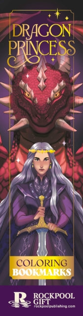 Dragon Princess Coloring Bookmarks cover