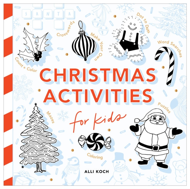 Christmas Activities: A Holiday Activity Book for Kids cover