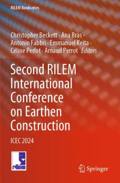 Second RILEM International Conference on Earthen Construction cover