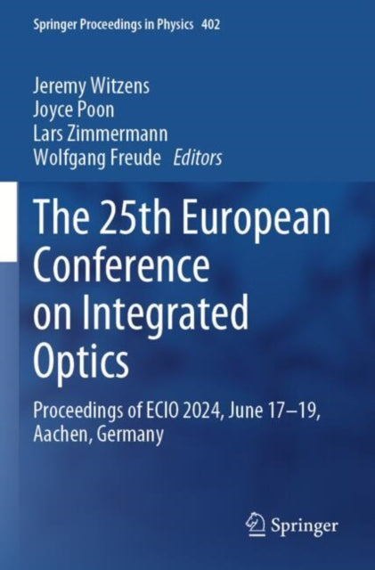 The 25th European Conference on Integrated Optics cover