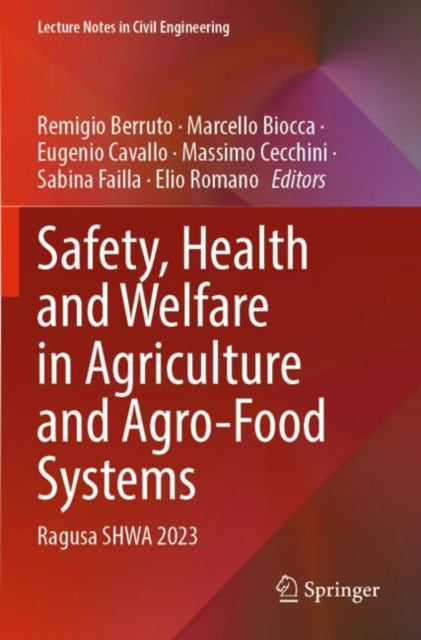 Safety, Health and Welfare in Agriculture and Agro-Food Systems cover