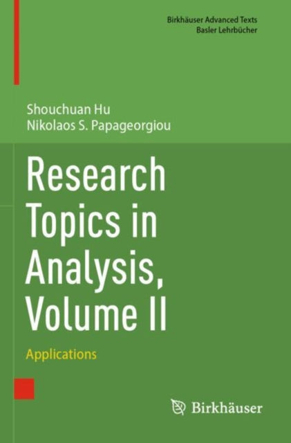 Research Topics in Analysis, Volume II cover