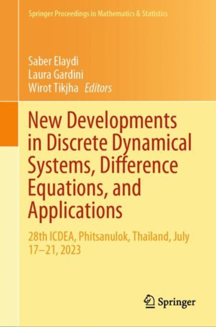 New Developments in Discrete Dynamical Systems, Difference Equations, and Applications cover