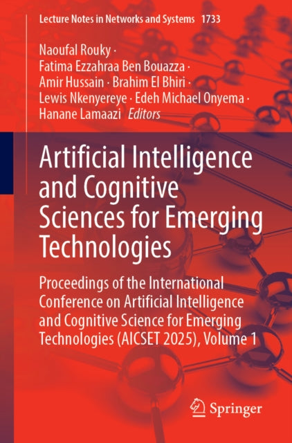 Artificial Intelligence and Cognitive Sciences for Emerging Technologies cover