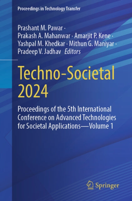 Techno-Societal 2024 cover