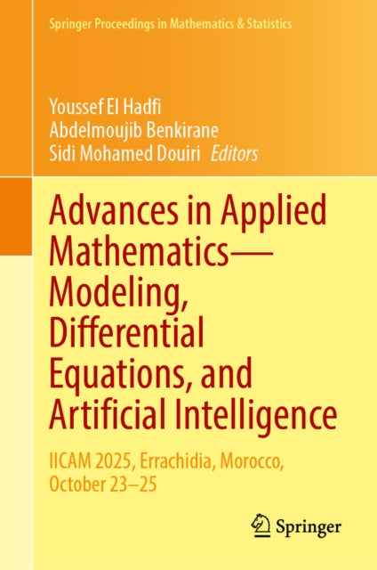 Advances in Applied Mathematics—Modeling, Differential Equations, and Artificial Intelligence cover