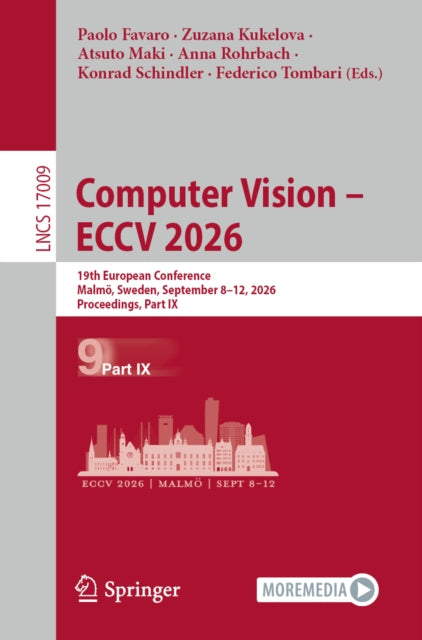 Computer Vision – ECCV 2026 cover