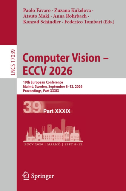 Computer Vision – ECCV 2026 cover