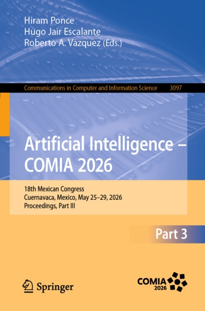 Artificial Intelligence – COMIA 2026 cover
