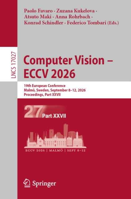 Computer Vision – ECCV 2026 cover