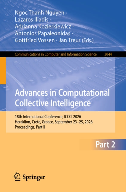 Advances in Computational Collective Intelligence cover