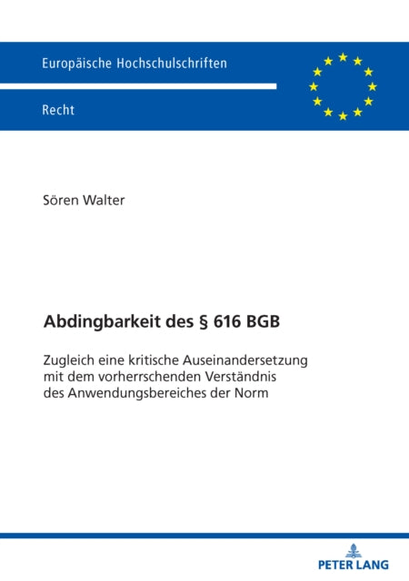 Abdingbarkeit des § 616 BGB cover