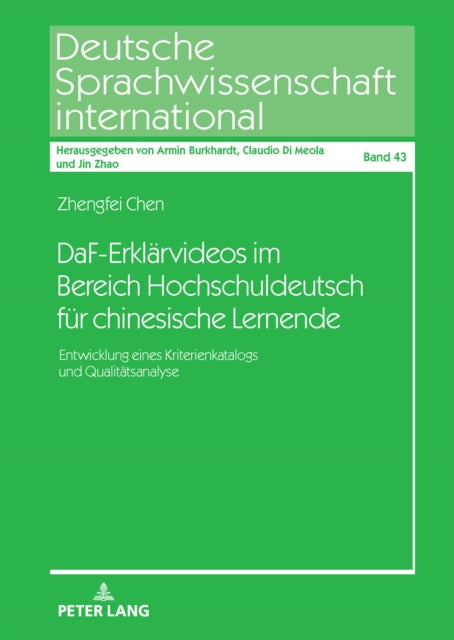 DaF-Erklaervideos im Bereich Hochschuldeutsch fuer chinesische Lernende cover