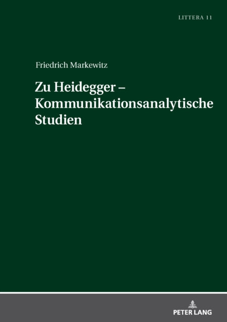 Zu Heidegger – Kommunikationsanalytische Studien cover