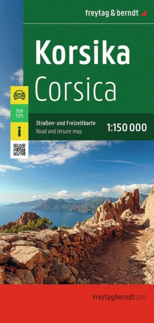 Corsica Road and Leisure Map cover