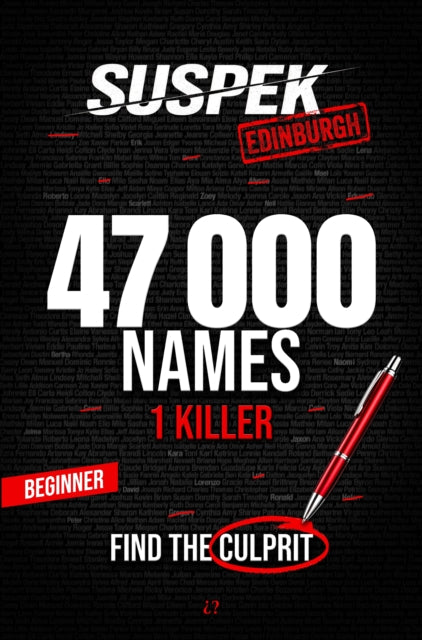 SUSPEK - Murder in Edinburgh cover