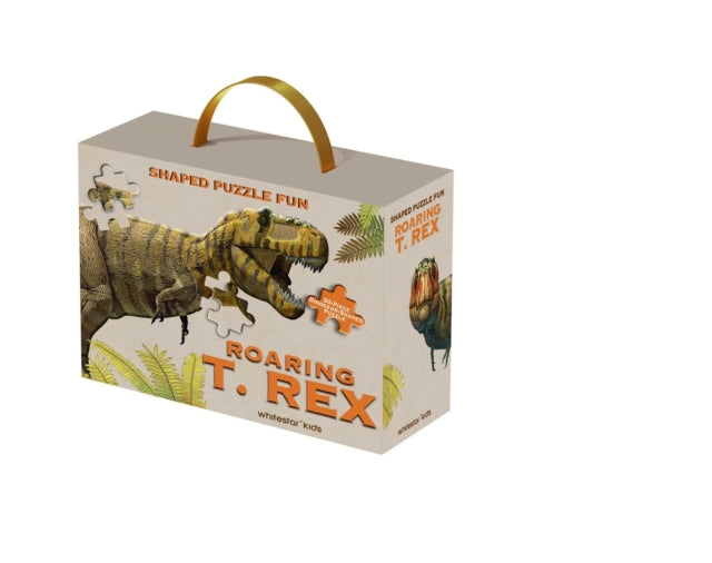 Shaped Puzzle Fun: Roaring T. Rex cover