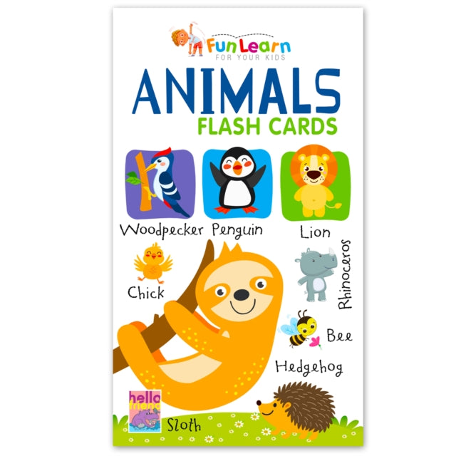 Animals 30 Flash Cards Box cover