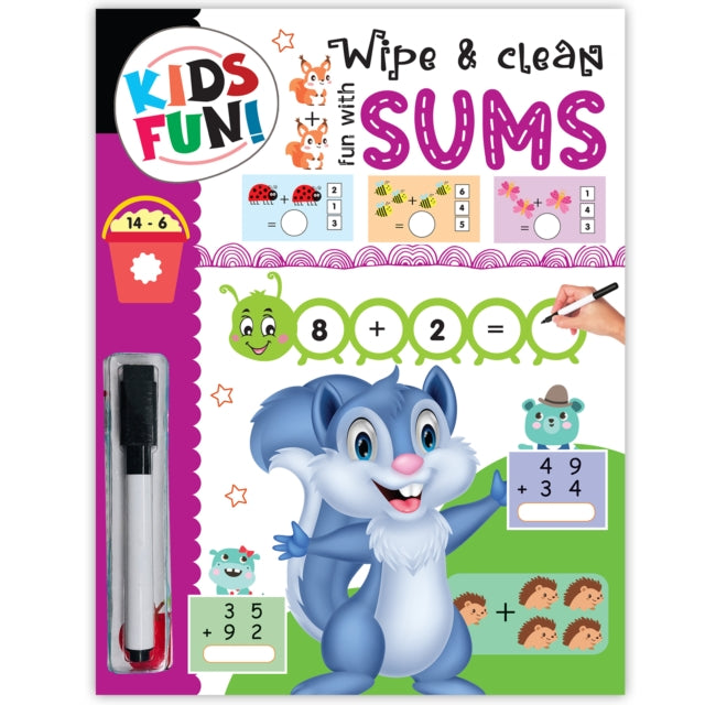 Kids Fun! Reusable Wipe And Clean Book - Embark On An Exciting Journey Exploring Patterns And Enhance Early Learning Skills Through Playful Interaction cover