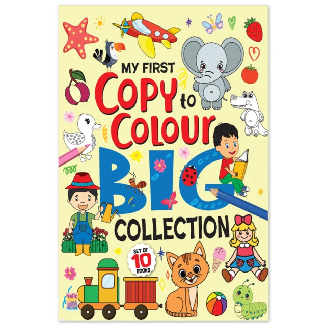 My First Early Learning Copy Of Colouring Big 10 In 1 Collection Fun Activity Books For Kids, Children And Toddlers (Ages 2+ Years) (Pack Of 10) cover