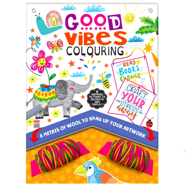 Good Vibes Colouring Book cover