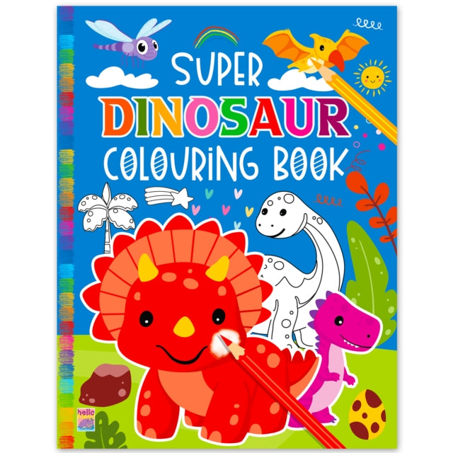 Super Dinosaur Colouring Book cover