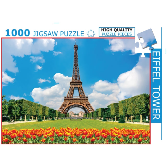 Eiffel Tower Jigsaw Puzzle For Adults And Kids - 1000 Piece Puzzle cover