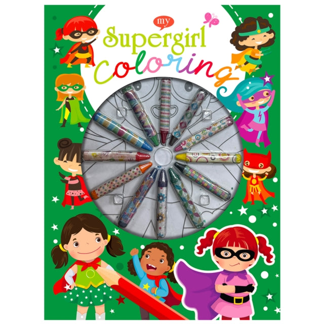 My Super Girl Coloring cover
