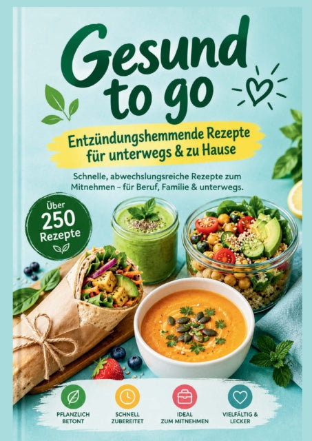 Gesund to go: Entzundungshemmende Rezepte fur unterwegs & zu Hause cover