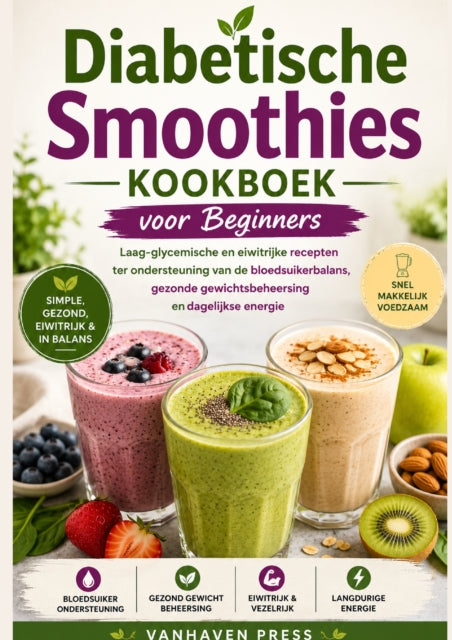 Diabetische Smoothies Kookboek voor Beginners cover