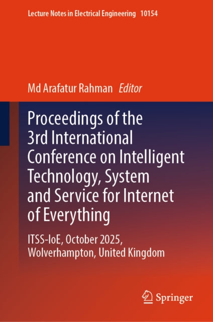 Proceedings of the 3rd International Conference on Intelligent Technology, System and Service for Internet of Everything cover