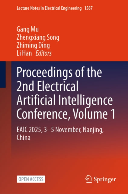 Proceedings of the 2nd Electrical Artificial Intelligence Conference, Volume 1 cover