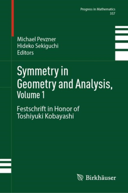Symmetry in Geometry and Analysis, Volume 1 cover