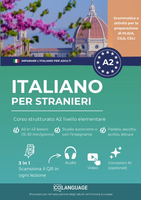 Italiano per stranieri: corso strutturato A2 livello elementare cover