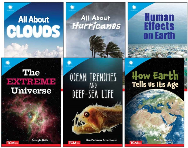 Smithsonian STEAM Earth and Space Informational Text Middle School 6-Book Set cover
