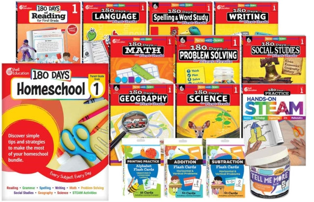 180 Days™: Homeschool Grade 1 Set cover